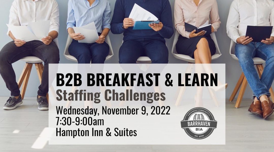 BIA Event:  B2B Breakfast & Learn:  Staffing Challenges